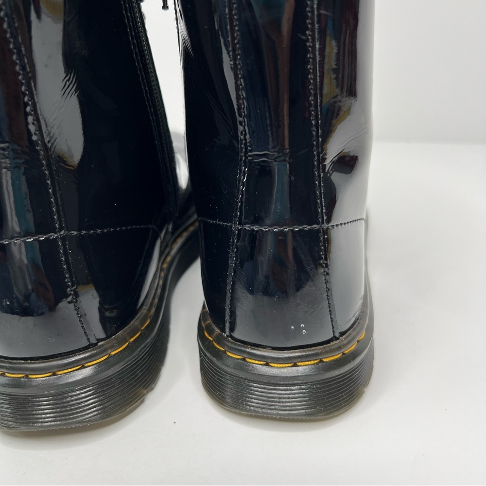 Dr. Martens Zavala Black Patent Boots Women Size 7 - Picture 7 of 16
